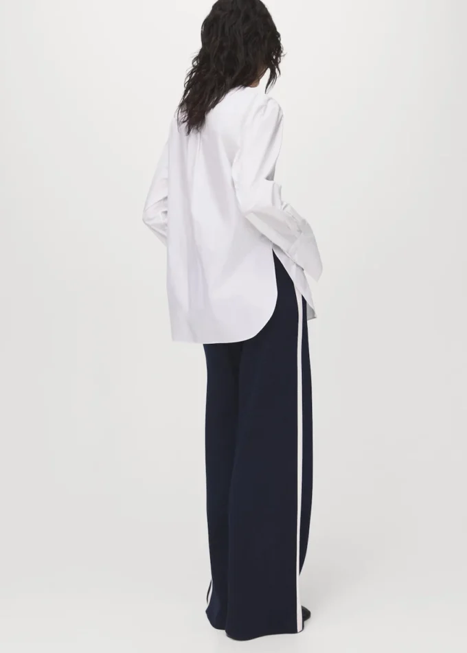 Pantalon droit en maille fine Pantalon droit en maille fine