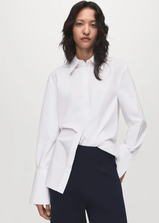 Pantalon droit en maille fine Pantalon droit en maille fine