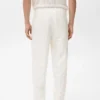 Pantalon droit en mélange de lin et de lyocell Pantalon droit en mélange de lin et de lyocell