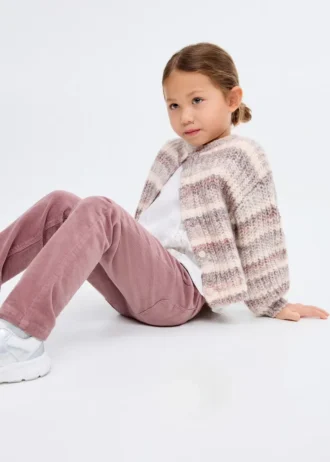 Pantalon droit en velours côtelé