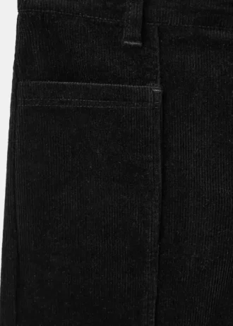 Pantalon droit en velours côtelé