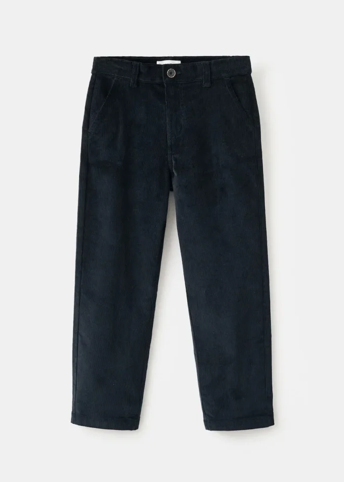 Pantalon droit en velours côtelé Pantalon droit en velours côtelé