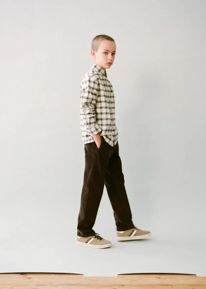 Chemise à carreaux
