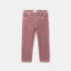 Pantalon droit en velours côtelé