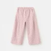 Pantalon droit à fleurs Pantalon droit à fleurs