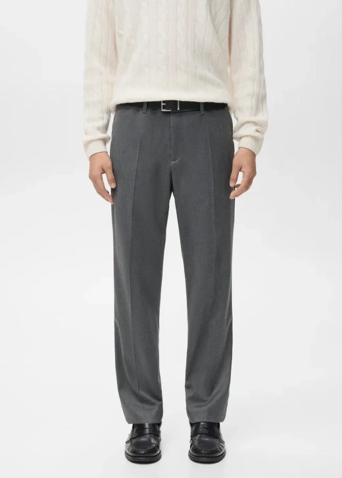 Pantalon droit fluide Pantalon droit fluide