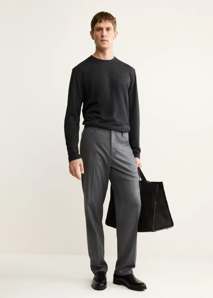 Pantalon droit fluide Pantalon droit fluide