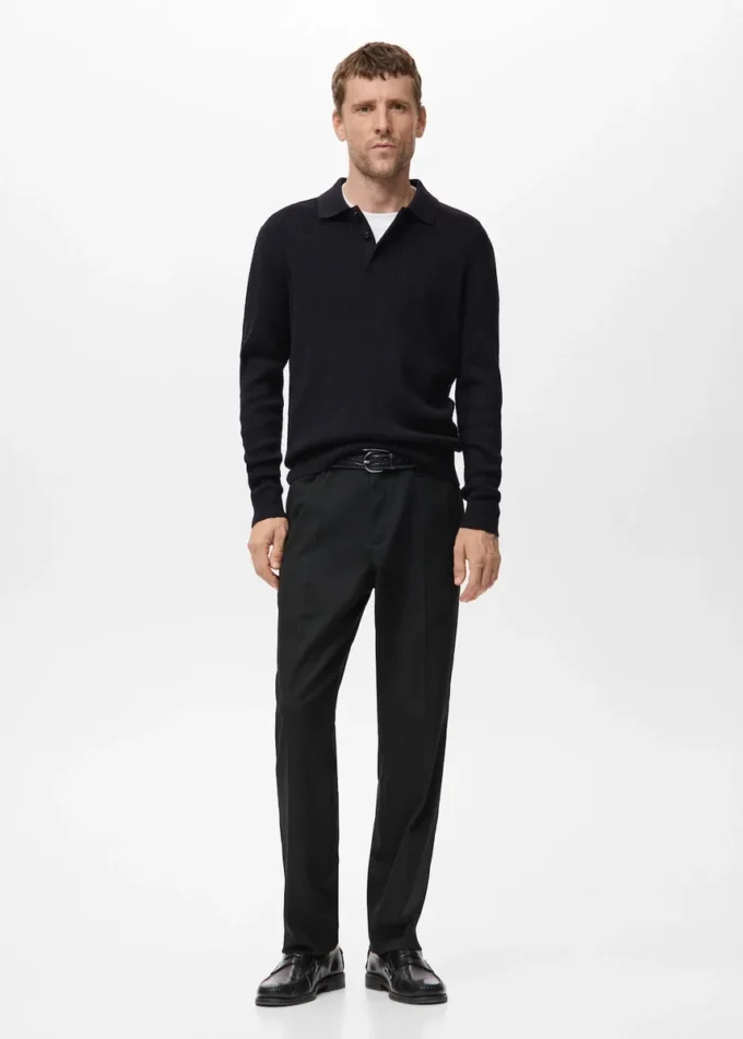Pantalon droit fluide Pantalon droit fluide
