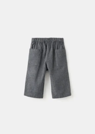 Pantalon droit à motif pied-de-poule Pantalon droit à motif pied-de-poule