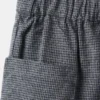 Pantalon droit à motif pied-de-poule Pantalon droit à motif pied-de-poule