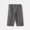 Pantalon droit à motif pied-de-poule Pantalon droit à motif pied-de-poule