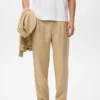Pantalon droit à pinces Pantalon droit à pinces