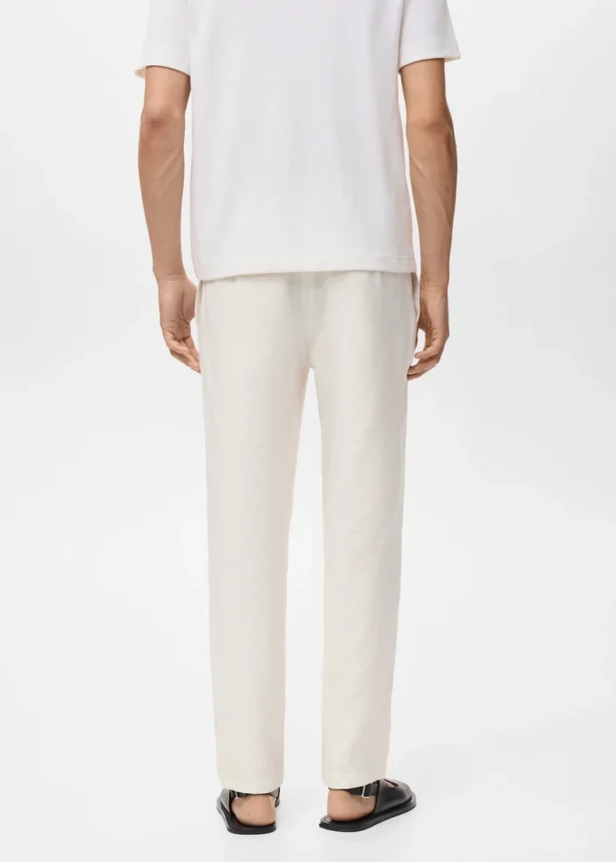 Pantalon droit à pinces Pantalon droit à pinces