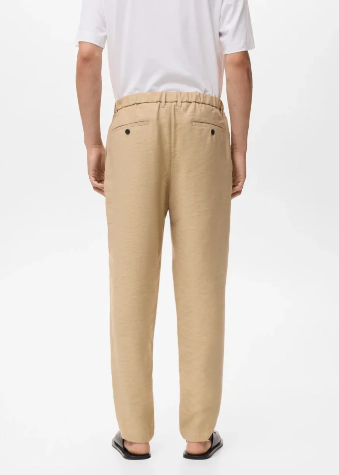Pantalon droit à pinces Pantalon droit à pinces