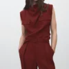 Pantalon droit à pinces Pantalon droit à pinces