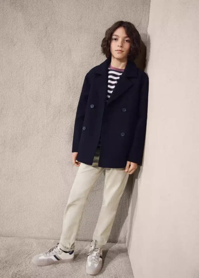Pantalon droit à revers Pantalon droit à revers