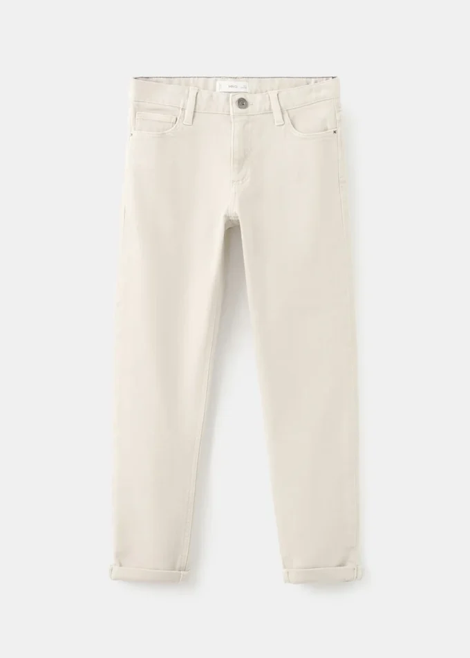 Pantalon droit à revers Pantalon droit à revers