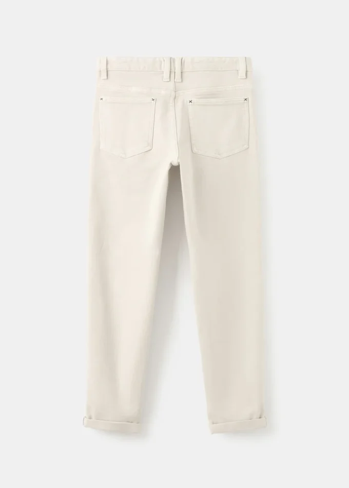 Pantalon droit à revers Pantalon droit à revers