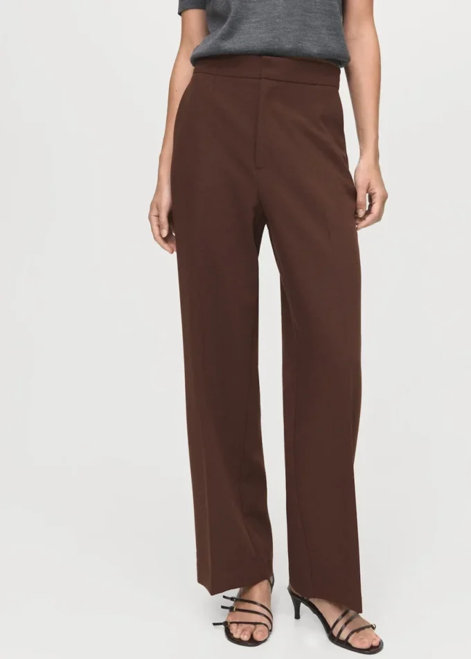 Pantalon droit taille haute Pantalon droit taille haute