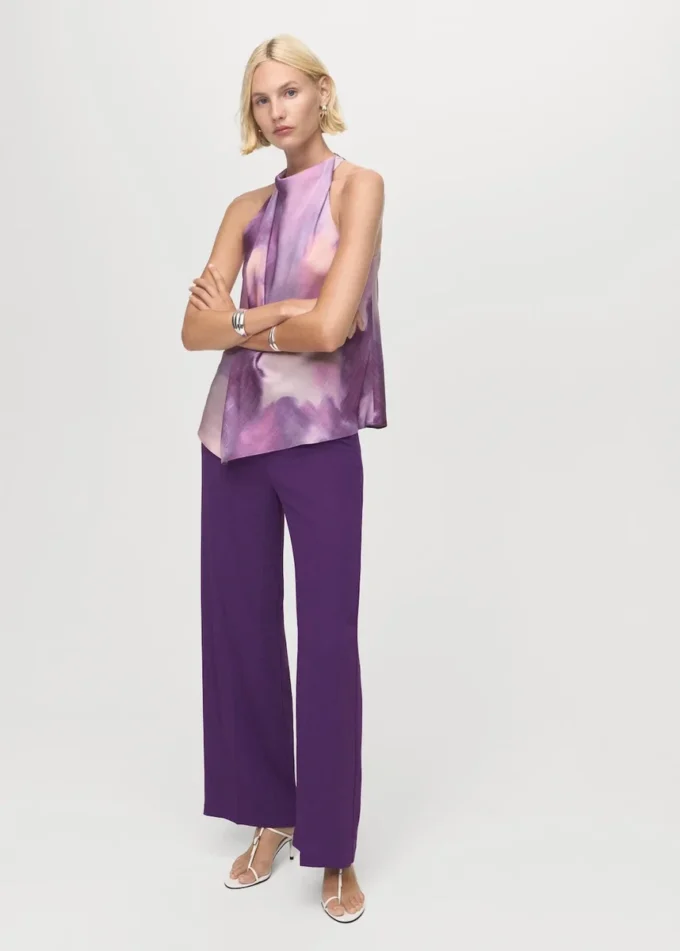 Pantalon droit taille haute Pantalon droit taille haute