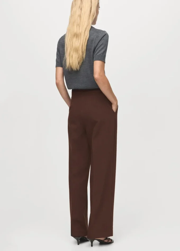 Pantalon droit taille haute Pantalon droit taille haute