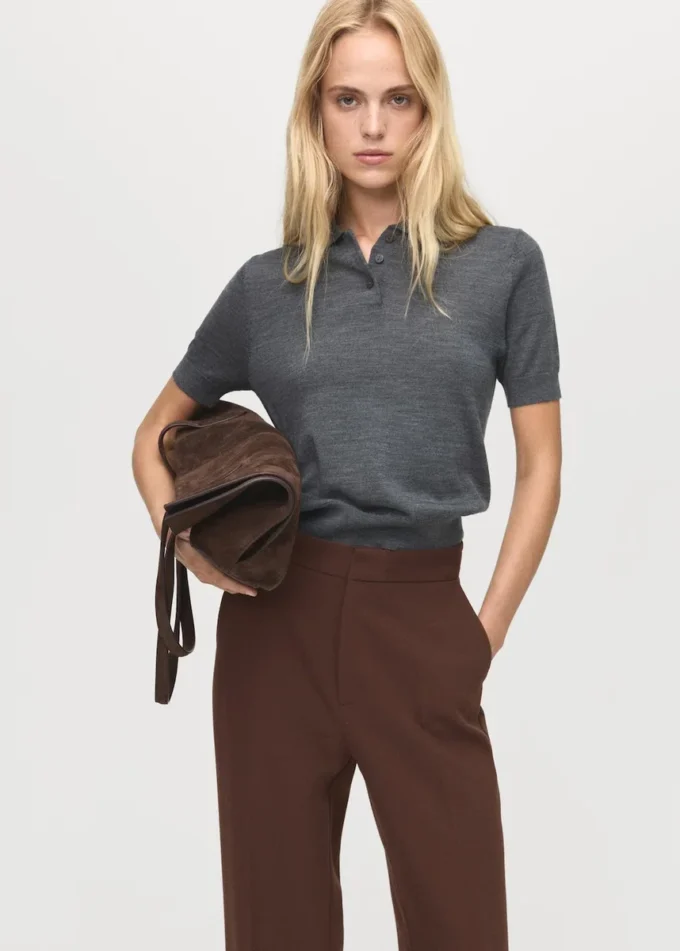 Pantalon droit taille haute Pantalon droit taille haute