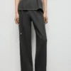 Pantalon droit à taille élastique Pantalon droit à taille élastique