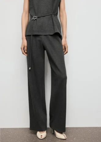 Pantalon droit à taille élastique Pantalon droit à taille élastique