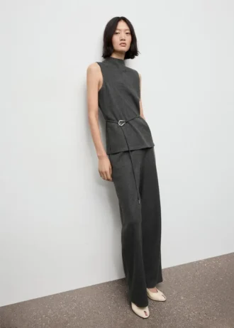 Pantalon droit à taille élastique Pantalon droit à taille élastique