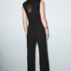 Pantalon droit à taille élastique Pantalon droit à taille élastique