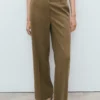 Pantalon droit taille mi-haute Pantalon droit taille mi-haute