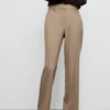 Pantalon droit taille mi-haute Pantalon droit taille mi-haute