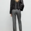 Pantalon droit taille mi-haute Pantalon droit taille mi-haute