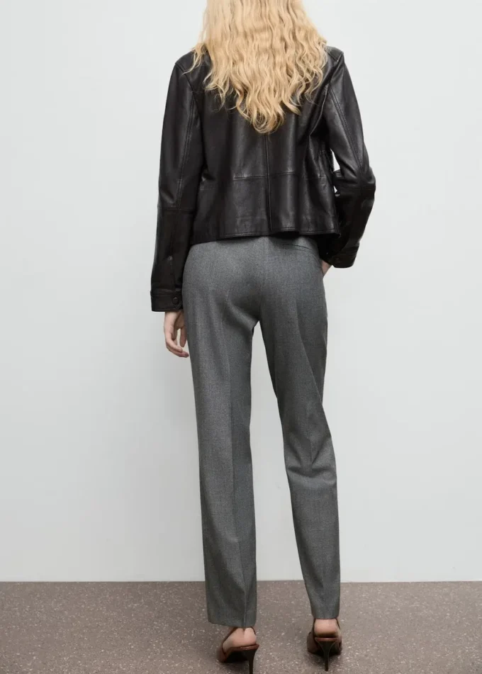 Pantalon droit taille mi-haute Pantalon droit taille mi-haute
