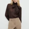 Pantalon droit taille mi-haute Pantalon droit taille mi-haute