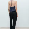 Pantalon en coton à boutons Pantalon en coton à boutons