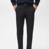 Pantalon en coton à coupe régulière Pantalon en coton à coupe régulière