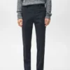 Pantalon en coton à coupe régulière