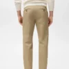 Pantalon en coton à coupe régulière Pantalon en coton à coupe régulière