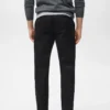 Pantalon en coton à coupe régulière Pantalon en coton à coupe régulière