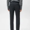 Pantalon en coton à coupe régulière