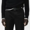 Pantalon en coton à coupe régulière Pantalon en coton à coupe régulière