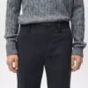 Pantalon en coton à coupe régulière
