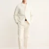 Pantalon en coton à pinces, coupe classique Pantalon en coton à pinces, coupe classique
