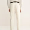 Pantalon en coton à pinces, coupe classique Pantalon en coton à pinces, coupe classique