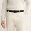 Pantalon en coton à pinces, coupe classique Pantalon en coton à pinces, coupe classique