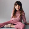 Pantalon en coton tricoté