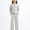 Pantalon en coton tricoté