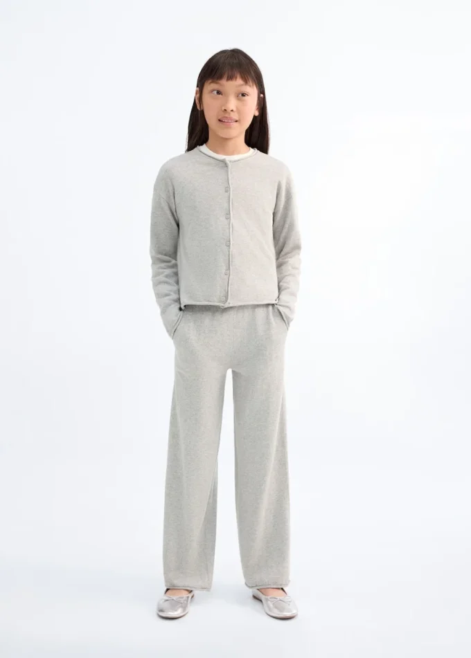 Pantalon en coton tricoté