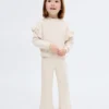 Pantalon en coton tricoté